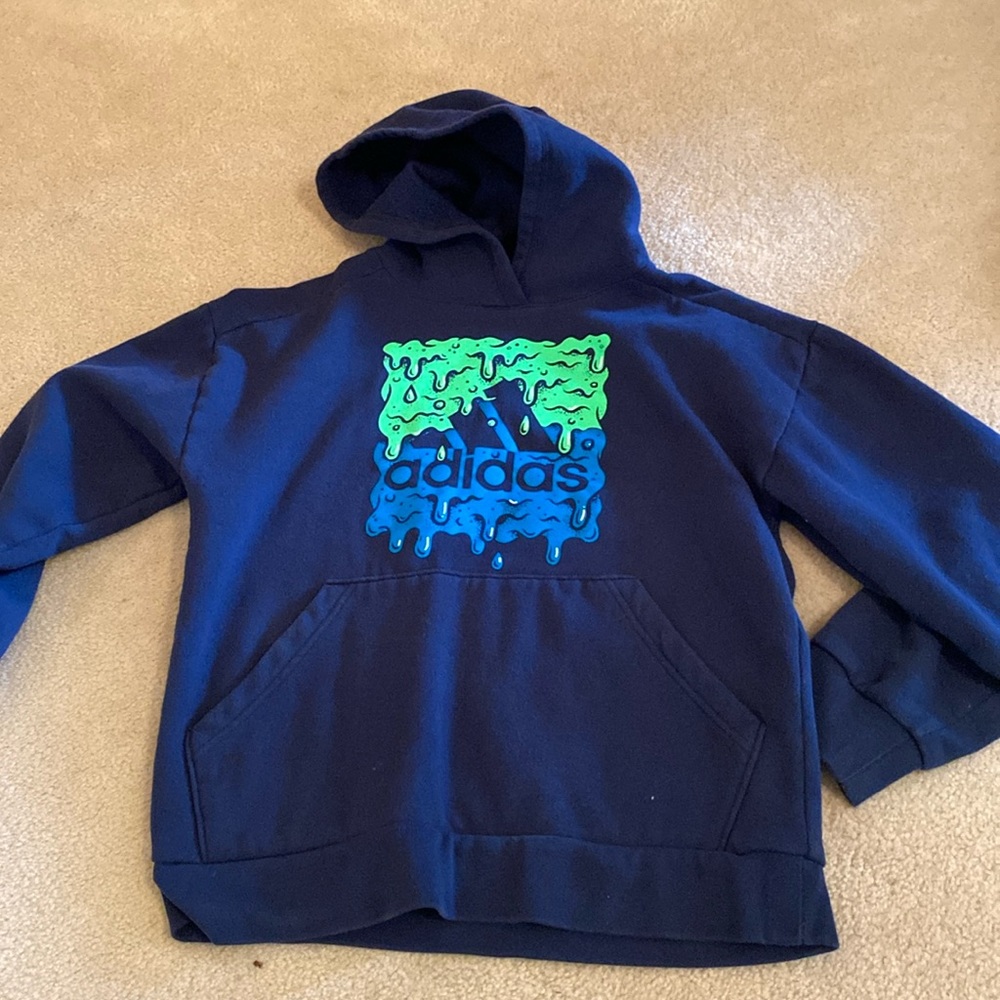 Adidas hooded sweatshirt new.